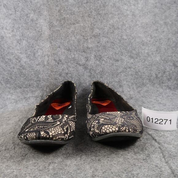 Rocket Dog Shoes Womens 6.5 Ballet Flats Slip On Lace Round Toe Casual Comfort - Picture 2 of 11